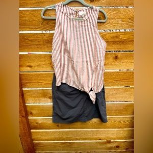 Thread and Supply Striped Side Tie Tank